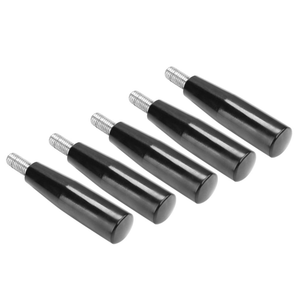 5PCS Bakelite Grip Revolving Handle Nuts Included Machine Control Knob  Lathe Machine Use