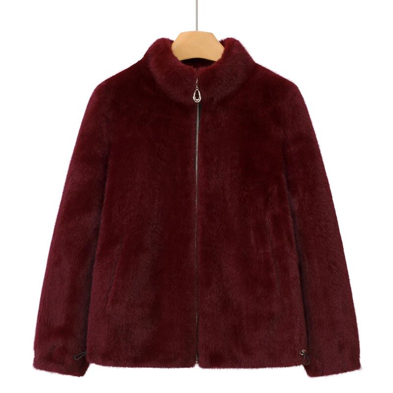 YUZHAOLIN Women s Winter Padded Lapel Coat XL