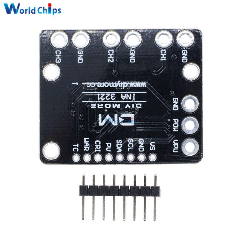 I2C SMBUS INA3221 Triple-Channel Shunt Current Power Supply Voltage Monitor N43 I2C SMBUS INA3221 Triple-Channel Shunt Current Power Supply Voltage Monitor N43