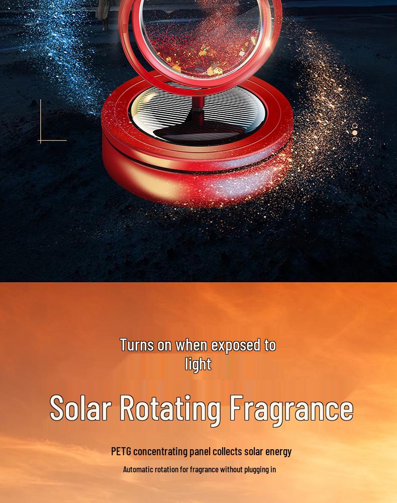 Solar Quicksand Dual-Use Car Air Freshener Ornament