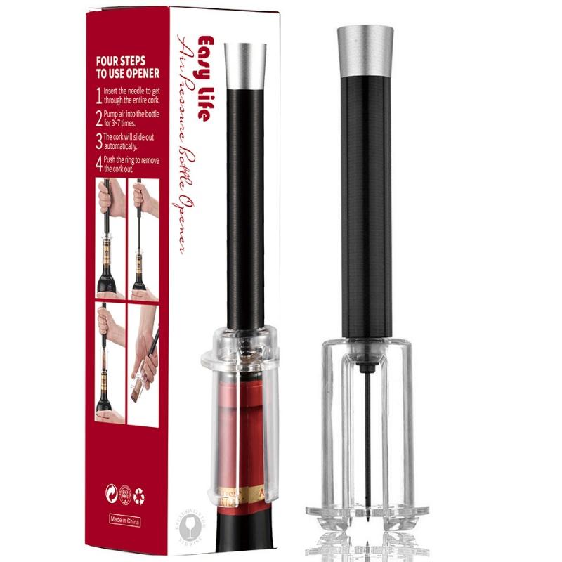 Household Red Wine Opener Set with Durable Aluminum Handles  Compact & Versatile Design