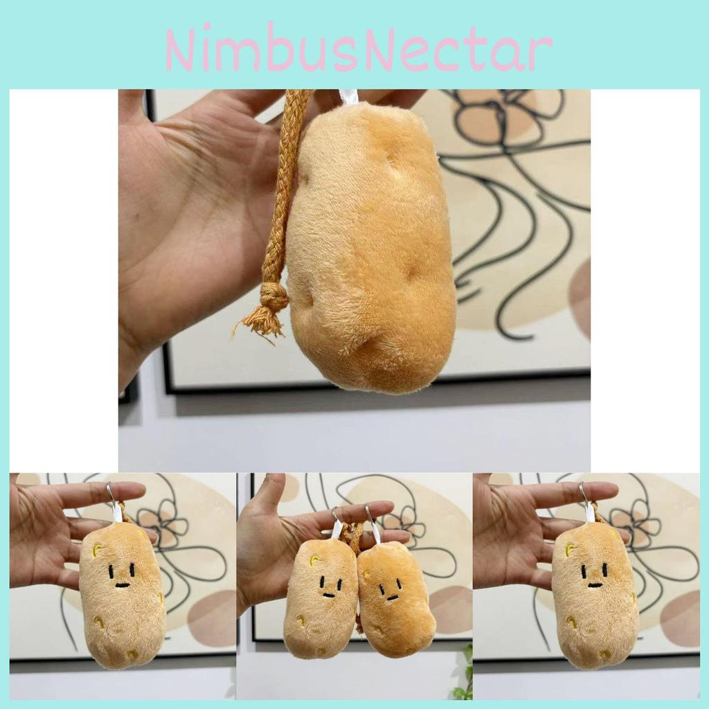 Super Cute Plush Potato Keychain Sweet Soft Cotton Doll Adorable Gift Accessory