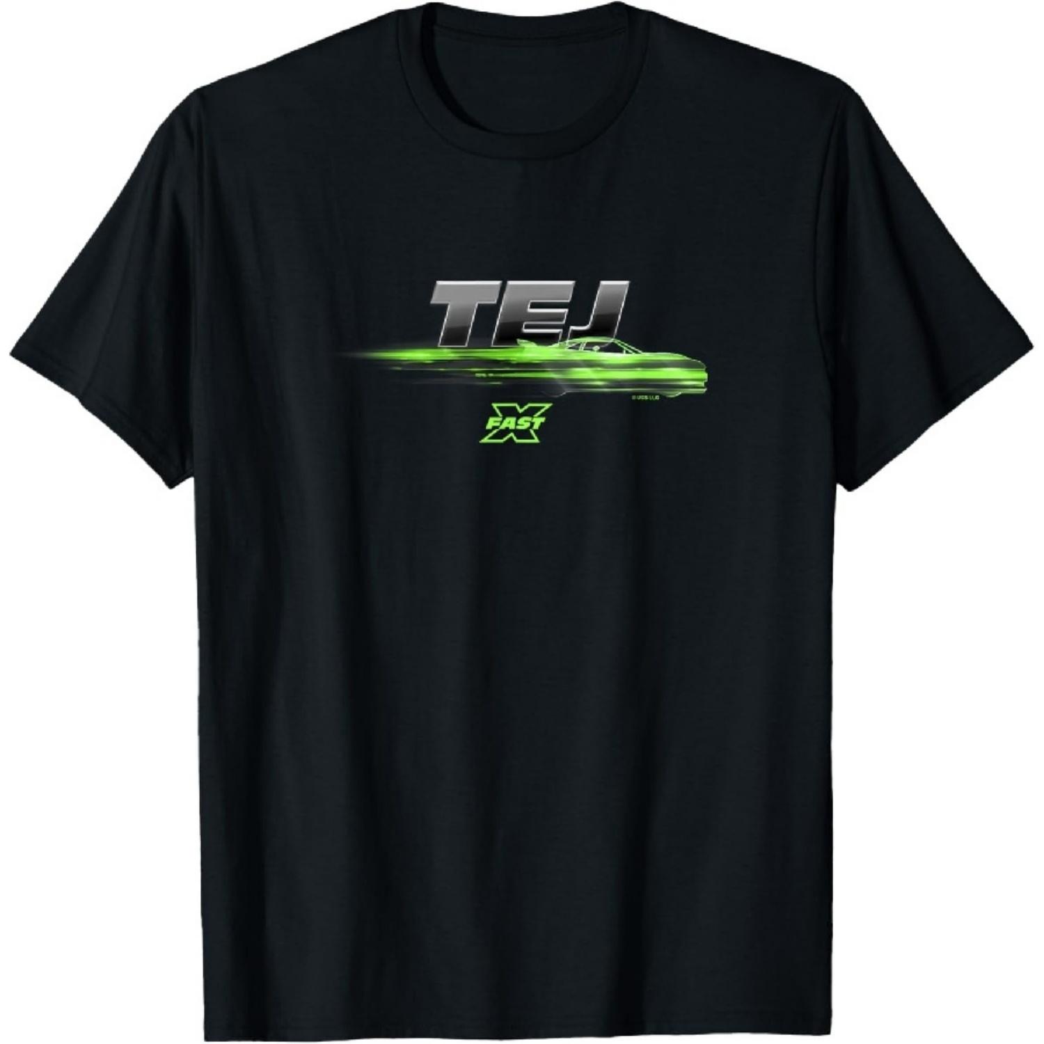 

Fast X Tej Green Blur Speed Race Car Gradient Poster T-Shirt XXXXXL чорний