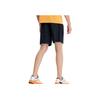 Fila SS23 Brand Logo Print Straight Leg High Elastic Mid Rise Fitted Minimalist Casual Shorts Men Shorts Deep-Black A11M321617FBK