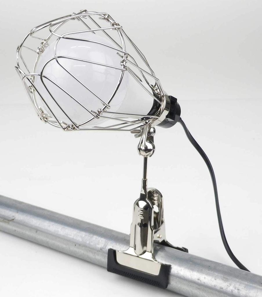 SK11 LED Clip Lamp, 23W, Daylight, SCL-23W-5MD, for Work, Carpentry, and Outdoor Use