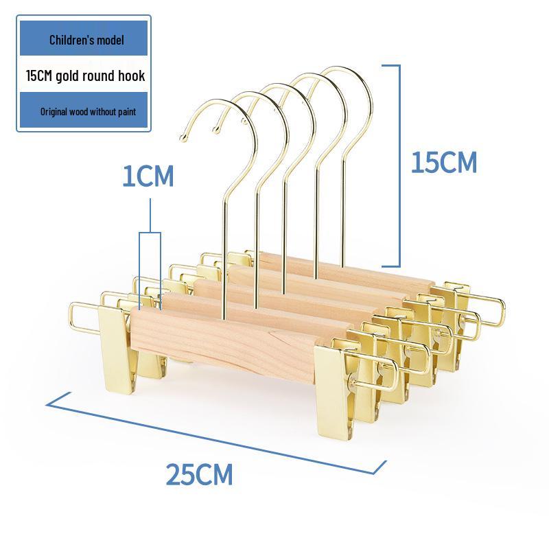 Damen Rutschfester Holzmantelständer Kleiderbügel für Bekleidungsgeschäfte
