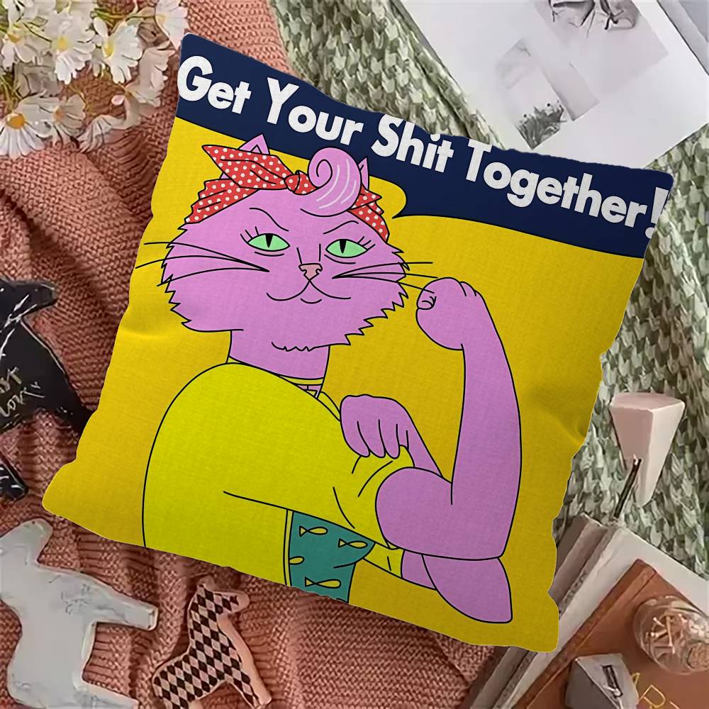 BBoJacksHHorseman Cushion Cover Inches Farmhouse Decor Home Throw Pillow Covers for Couch Decorations