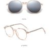 Polygonal Magnetic Gradient Polarized Clip-on Sunglasses for Women - Fashion and Travel Use