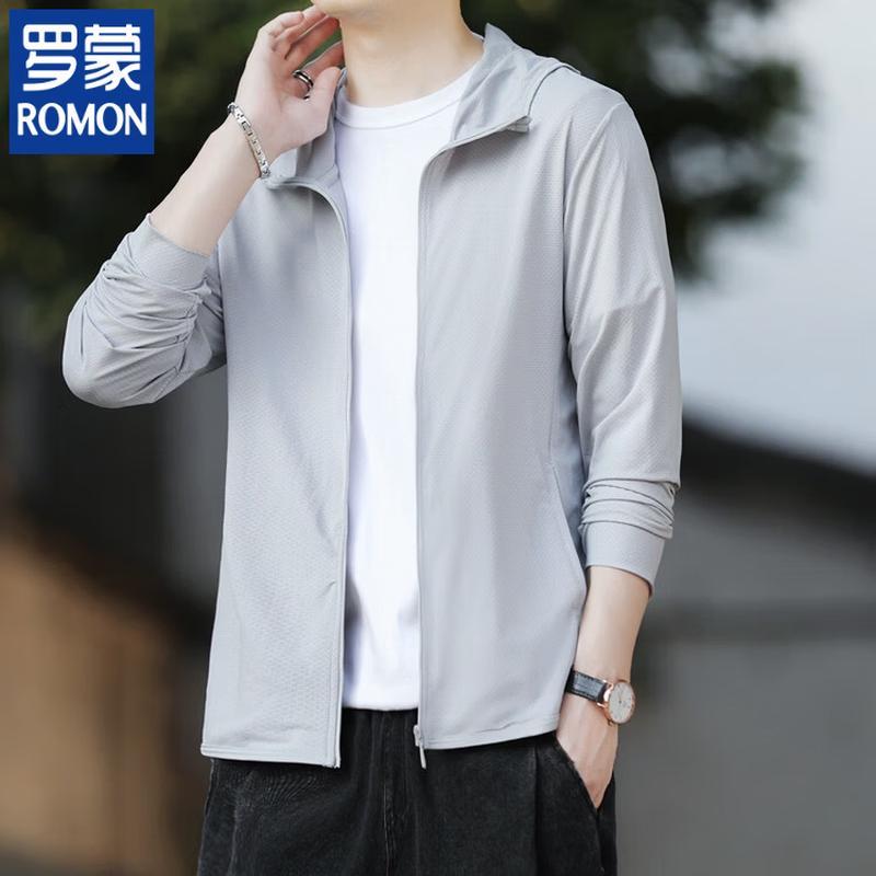ROMON Men s Ice Silk Sun Protection Hooded Jacket XL