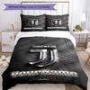 Juventus Customize Your Name Bedding Set Breathable Duvet Cover with Pillowcases Home Decoration Birthday Gift