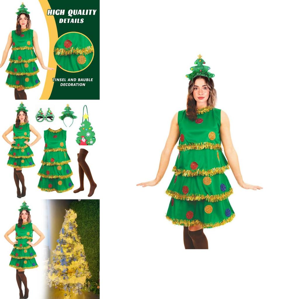 Kerstelf Cosplay Outfit Voor Volwassenen Gemaakt Van Zacht Katoen En Polyester Voor Feestelijke Optredens