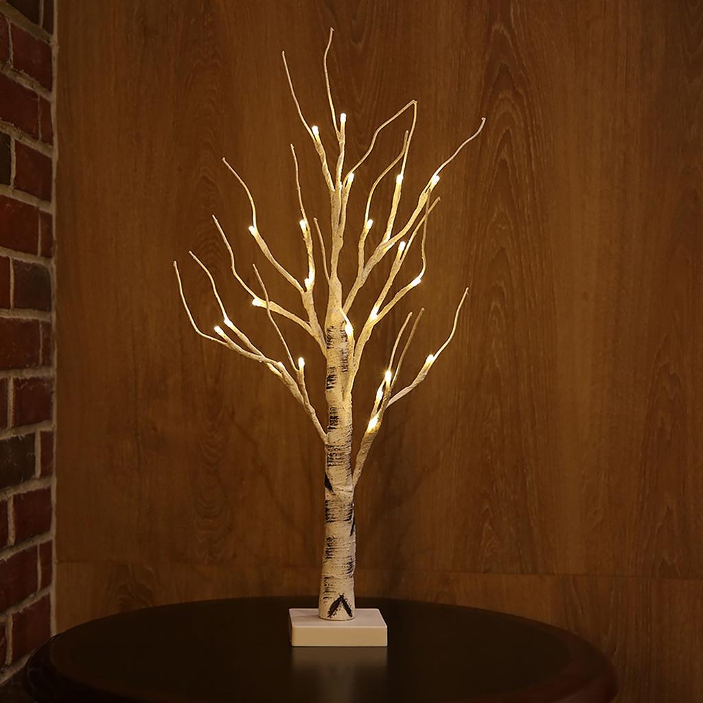 Light Tree Natural Texture Pre-installed Warm LED Lights Home Decoration