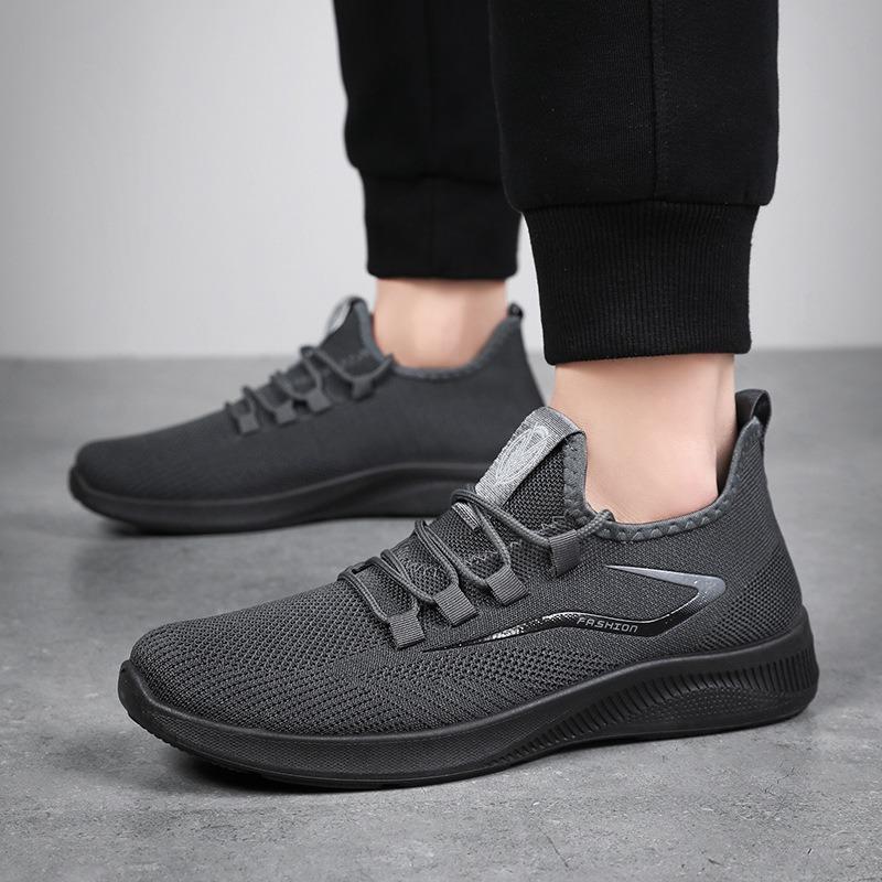 Mesh Shoes for Men, Summer Lightweight Breathable Men's Shoes, Trendy Versatile Casual Shoes, Men's Sports Running Trendy Shoes.
