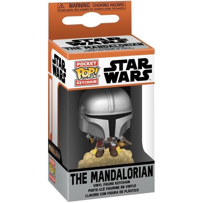 Funko Pocket Pop! Nyckelring Mandalorian - Mando med Blaster