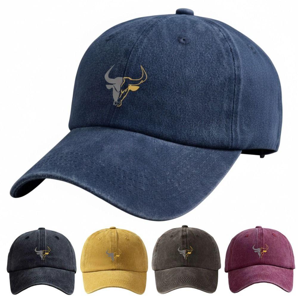 Washed Cotton Peaked Cap For Man Women Hiking Fishing Vacation Exploration