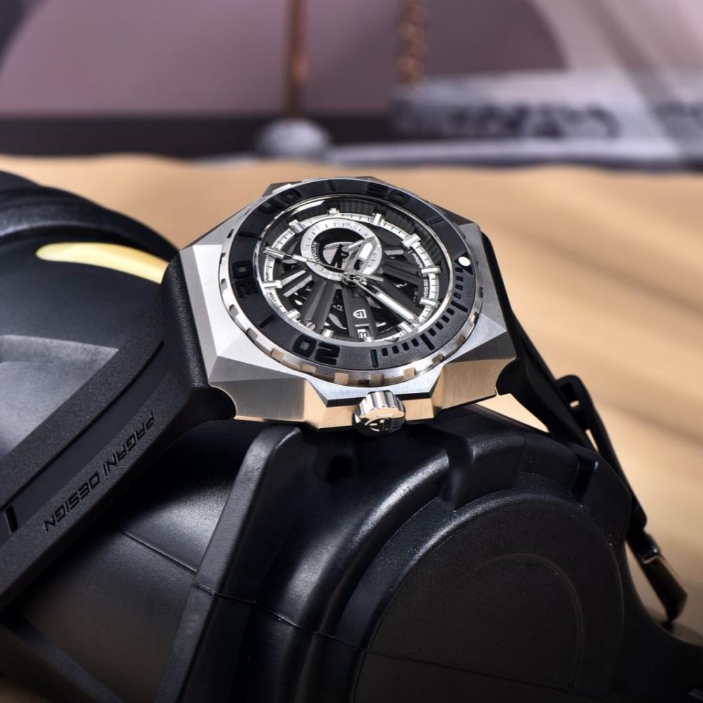 PAGANI DESIGN New Skeleton Men's Mechanical Watch MIYOTA 8217 Movement Luxury Automatic Watch Men's 100M Waterproof Reloj Hombre