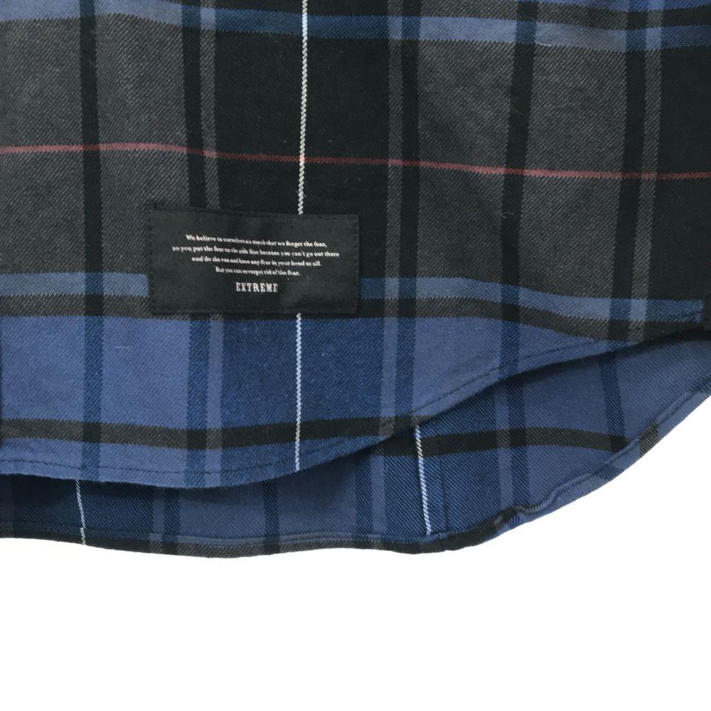 MofM made in Japan Long sleeve Check shirt 2 Navy system Men's Used