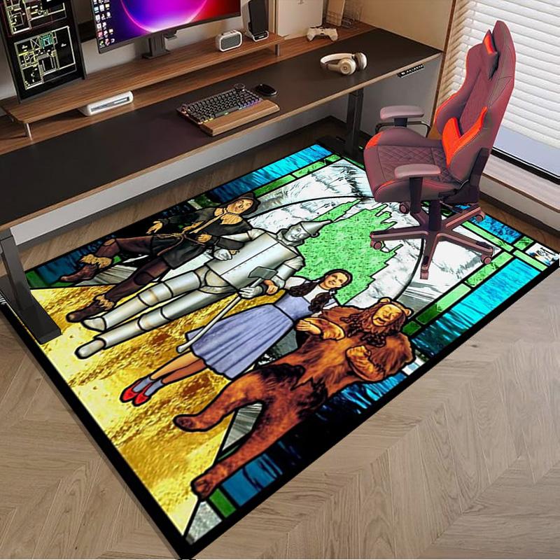 Wonderful Wizard Adventure Carpet, Chair Rug,Rug for Office Bedroom living rooms, Doormat decor Fan Gift Christmas Gift