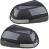 1 Pair Exterior Side Door Rear View Mirror Cover Cap With Signal Light Hole Compatible For Toyota Tacoma 2012-2015 Carbon Fiber Style