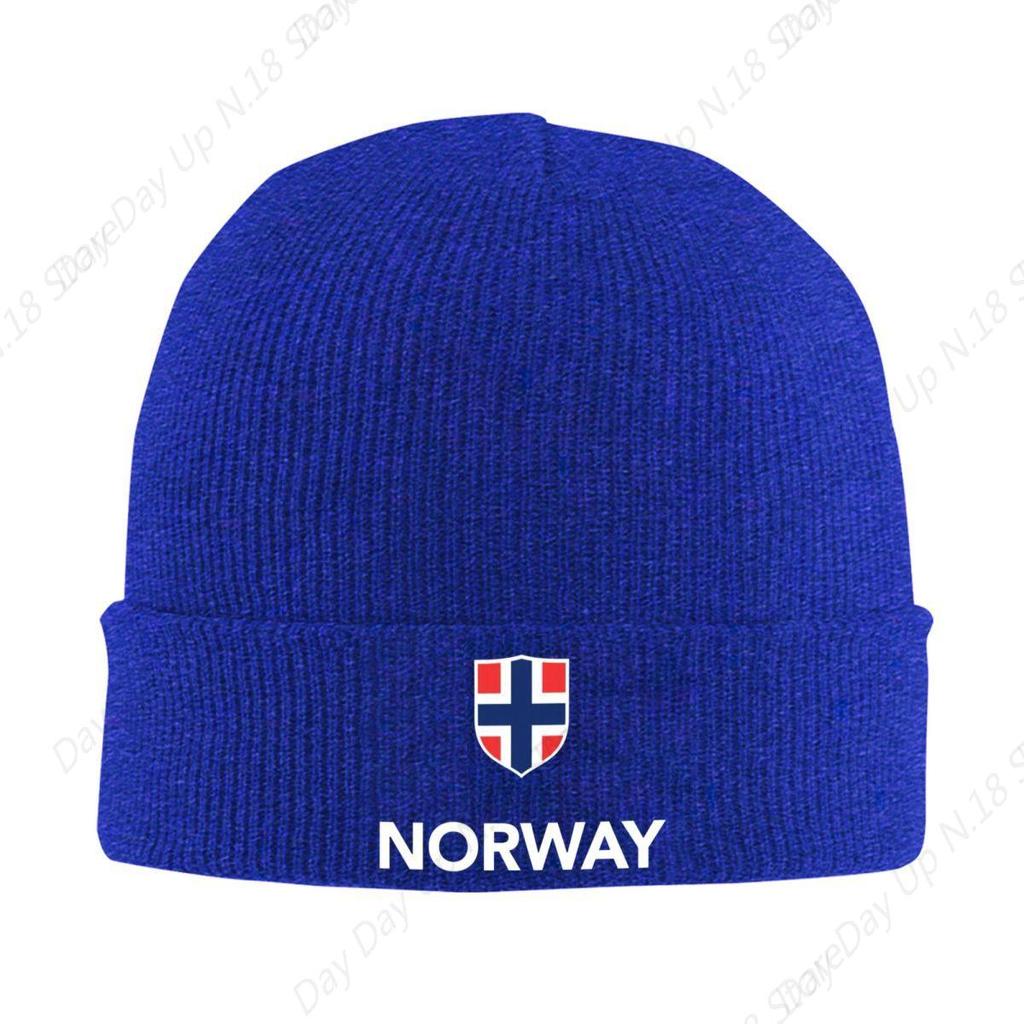 Norwegische Stolz Norwegen Flagge Beanie Mützen Kappen Unisex Winter Warm Strickmütze Damen Herren Hip Hop Erwachsenen Mützen
