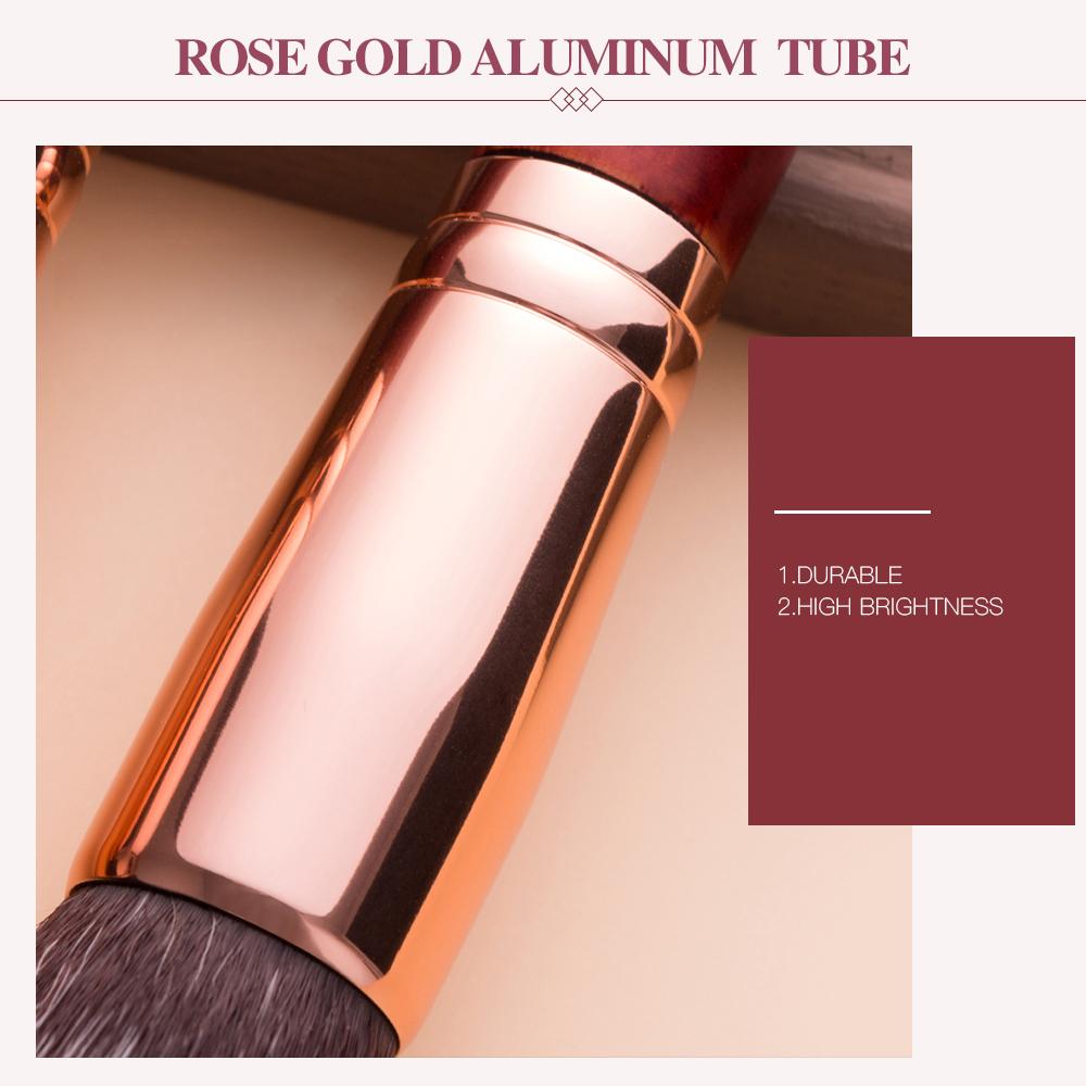 BEILI Professionelle Gesicht Make-Up Pinsel Rot Lidschatten Rouge Foundation Make-Up Pinsel Set Ziegenhaar Blending pedzle do makijazu