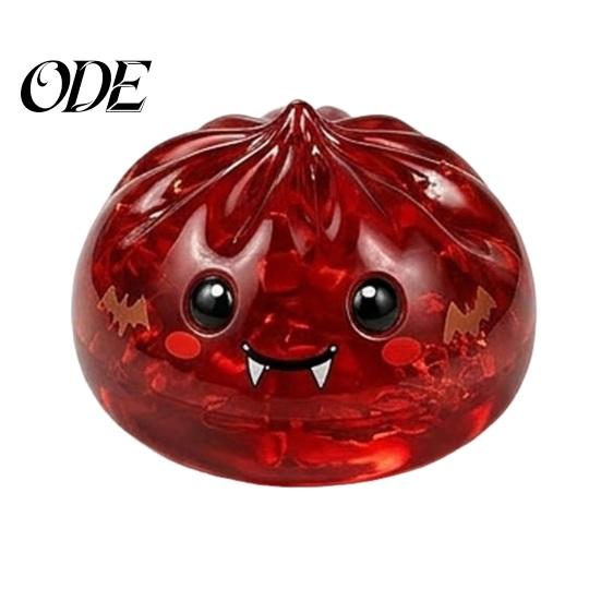 Halloween Party Favors 1/6Pcs Dumpling Stress Relief Toy, Devil Pumpkin Eyeball Skeleton Squeeze Gadget Anxiety Reduction Dough Bun Fidget Toy