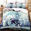 3D Anime Bed Sheet Ghost In The Shell Bedding Set Single Twin Full Queen King Size Bed Set Adult Kid Bedroom Duvet Cover Sets