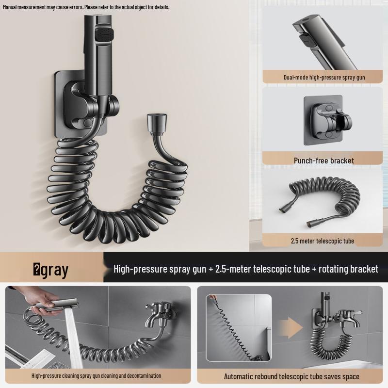 TLXT Wall-Mounted Washing Machine Faucet with Spray Gun