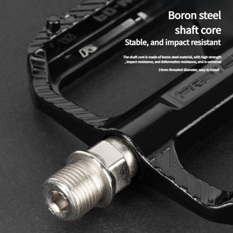 1pair Aluminum Alloys Mountain Bike Pedals Durability Bearing Nonslip Pedals for Cycling Enthusiasts and Commuters
