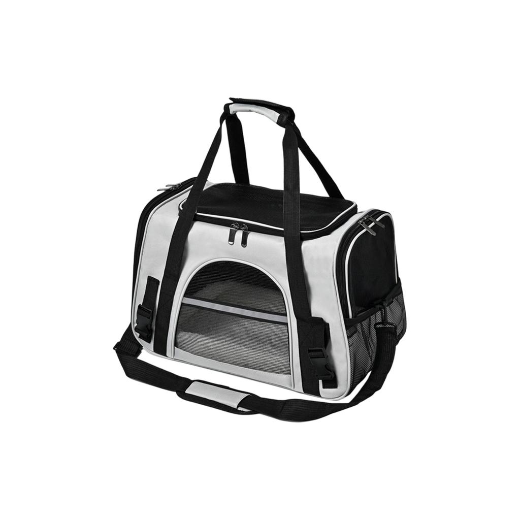 Portable Pet Carrier For Travel, Hand-held, Single-shoulder, Or Cross-body, Foldable, Breathable, Transparent Pet Bag For Cats And Dogs