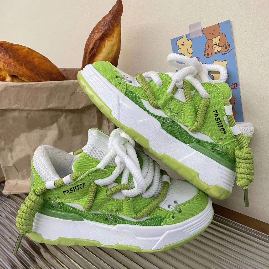 Fashion Unisex Wide-soled Sports Shoes, Hip-hop Outdoor Shoes, Couple Style, Large Size 36-44