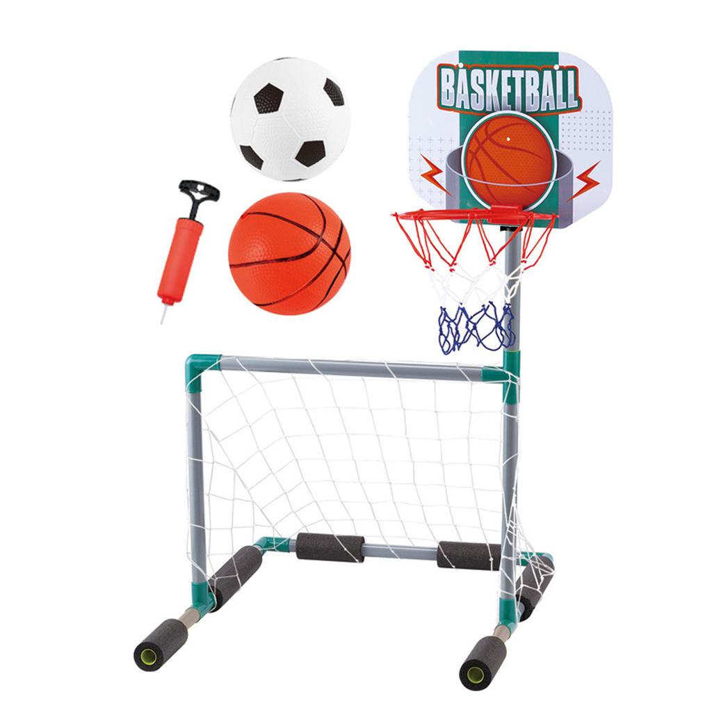 Pool Basketball Football Target Net Set Water Basketball Pool Football Included Floating Hoop Target Goal for Poolside