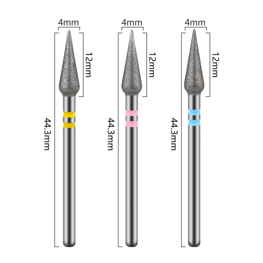 1Set Manicure Tungsten Steel Polishing Head, Nail Removal, Diamond Engraving and Polishing, Dead Skin Removal Manicure Tool