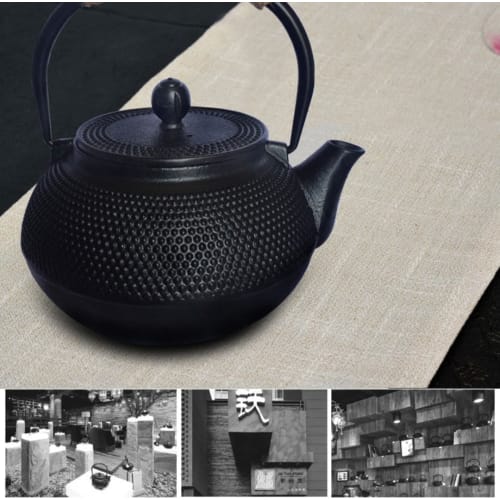 Iron Teapot, Nanbu Ironware, Induction Cooktop Compatible, Iron Teapot with Strainer, Stylish Iron Supplement, Teapot, Traditional Craft, Gift for Hom