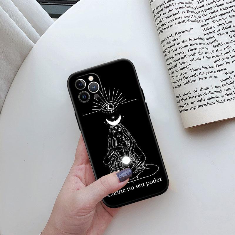 Hexe Divination Tarot Mond Neu Hochwertige Handyhülle für Xiaomi Poco M4 M5 M6 M7 X3 X6 X7 Pro
