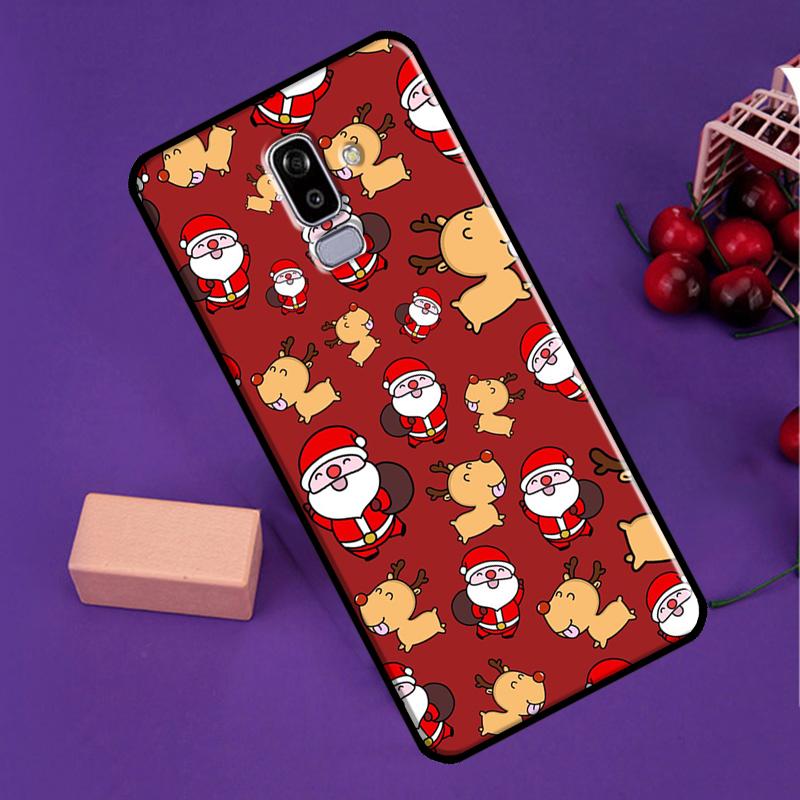 

Christmas Deer Case For Samsung Galaxy A3 A5 J1 2016 J3 J5 J7 2017 A6 A7 A8 A9 2018 J8 J4 J6 Plus Cover A8 2018