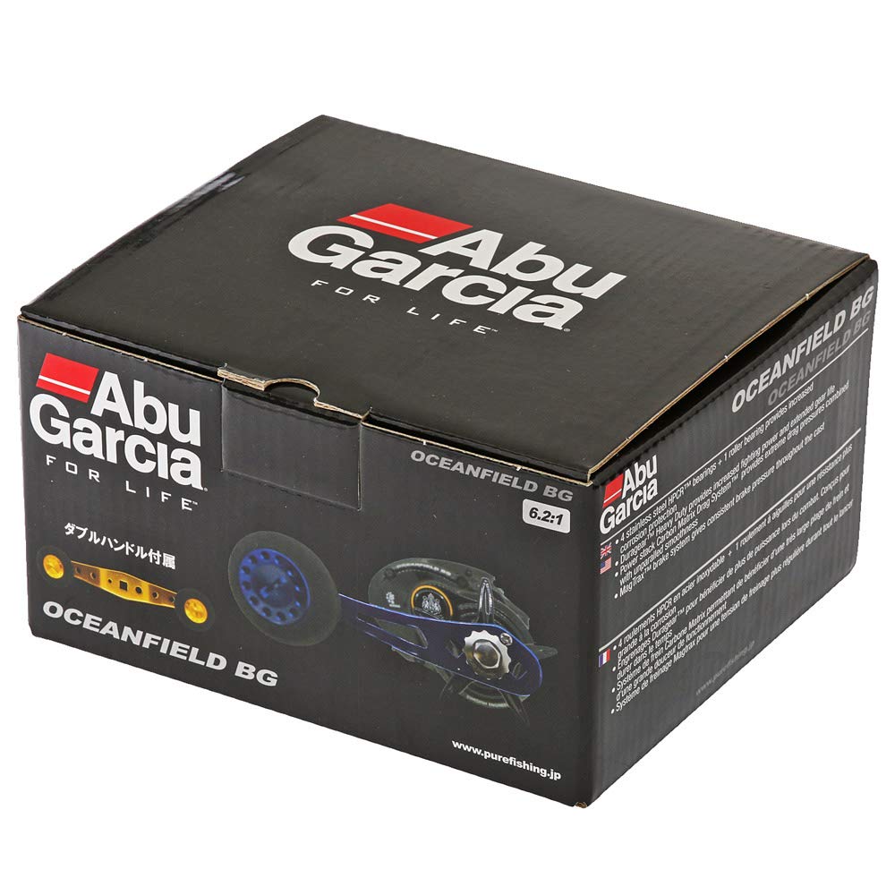 Abu Garcia OCEANFIELD BG Reel with Power Handle and Double Handle Right-Handed
