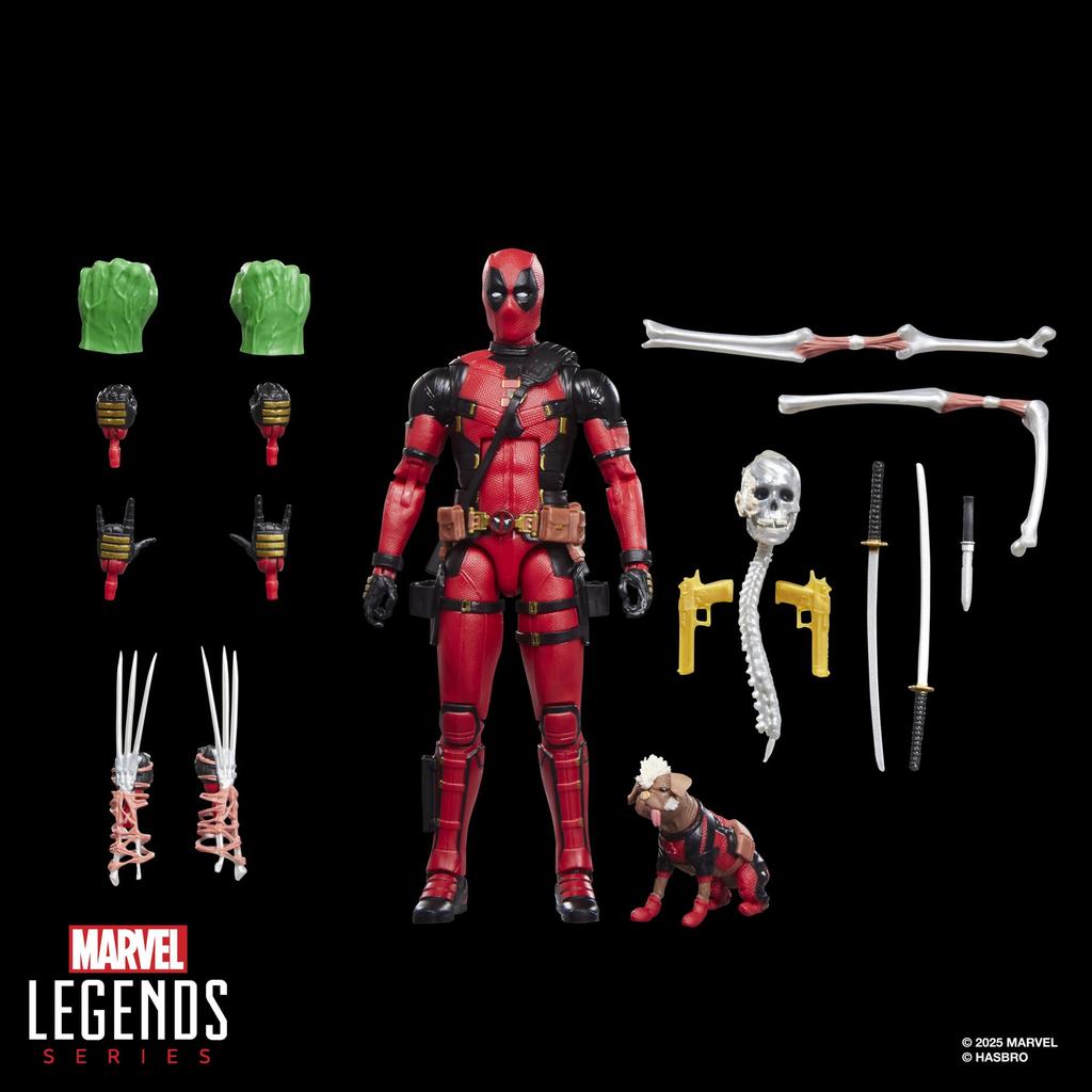 Hasbro Marvel Legends Series Dogpool (and Deadpool), Marvel Studios Deadpool & Wolverine Collectible 15cm Action Figure G2126, Authentic