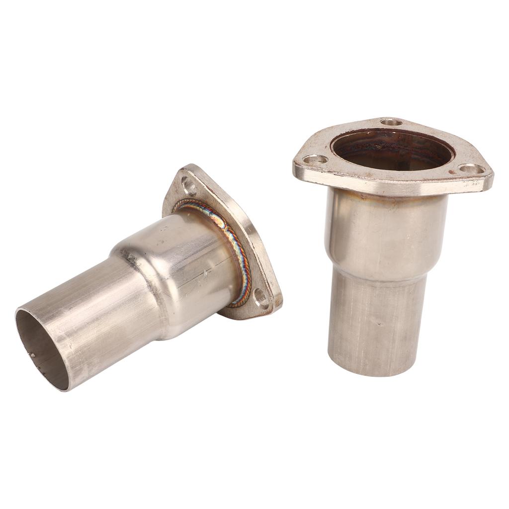 3 Bolt Exhaust Header Collector Flange Reducer Kit 2 12 To 2in Diameter for Automotive