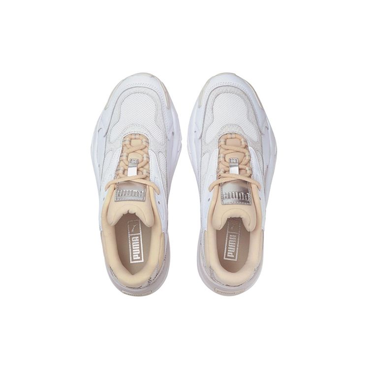 Puma Hedra Snake Mesh Fabric Synthetic Leather Shock Absorbing Non-Slip Wear-Resistant Low-Top Marathon Running Shoes Women sneaker 380647-02