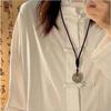 Meier Retro Chinese Style Thickened New Chinoiserie Pendant Necklace for Men and Women Pendant Antique Retro Copper Coin Chain