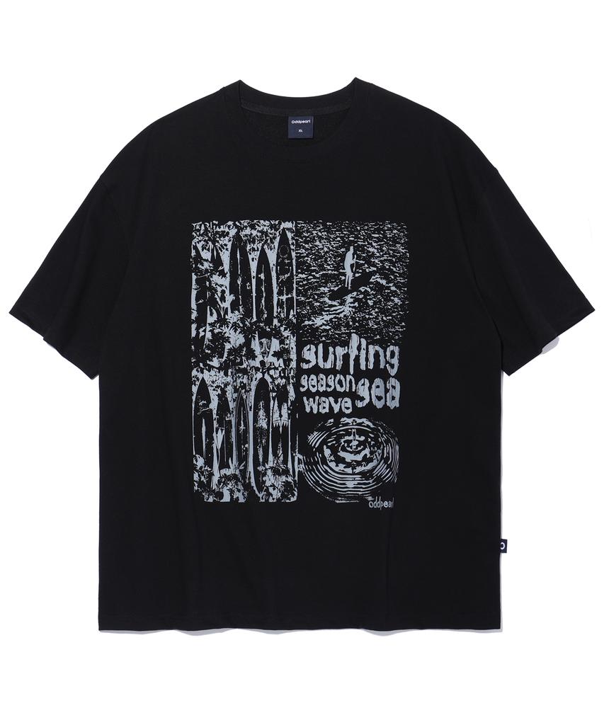 Odeupeol Surfing T-Shirt(Black)