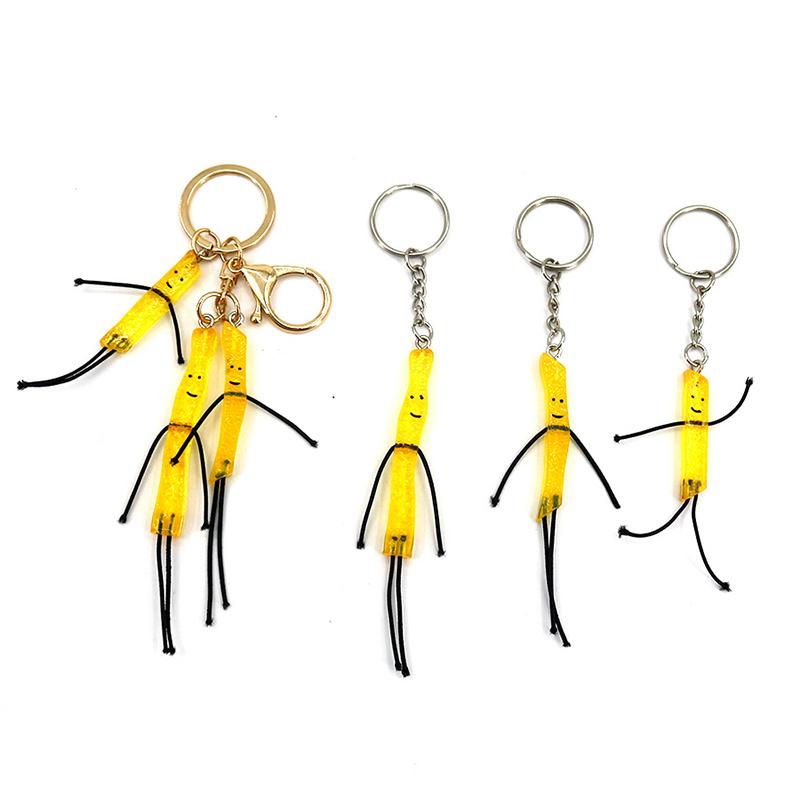 Cartoon Resin  Keychain Bag Pendant Student Couple Backpack Decorations Festive Supplies Creative Gift