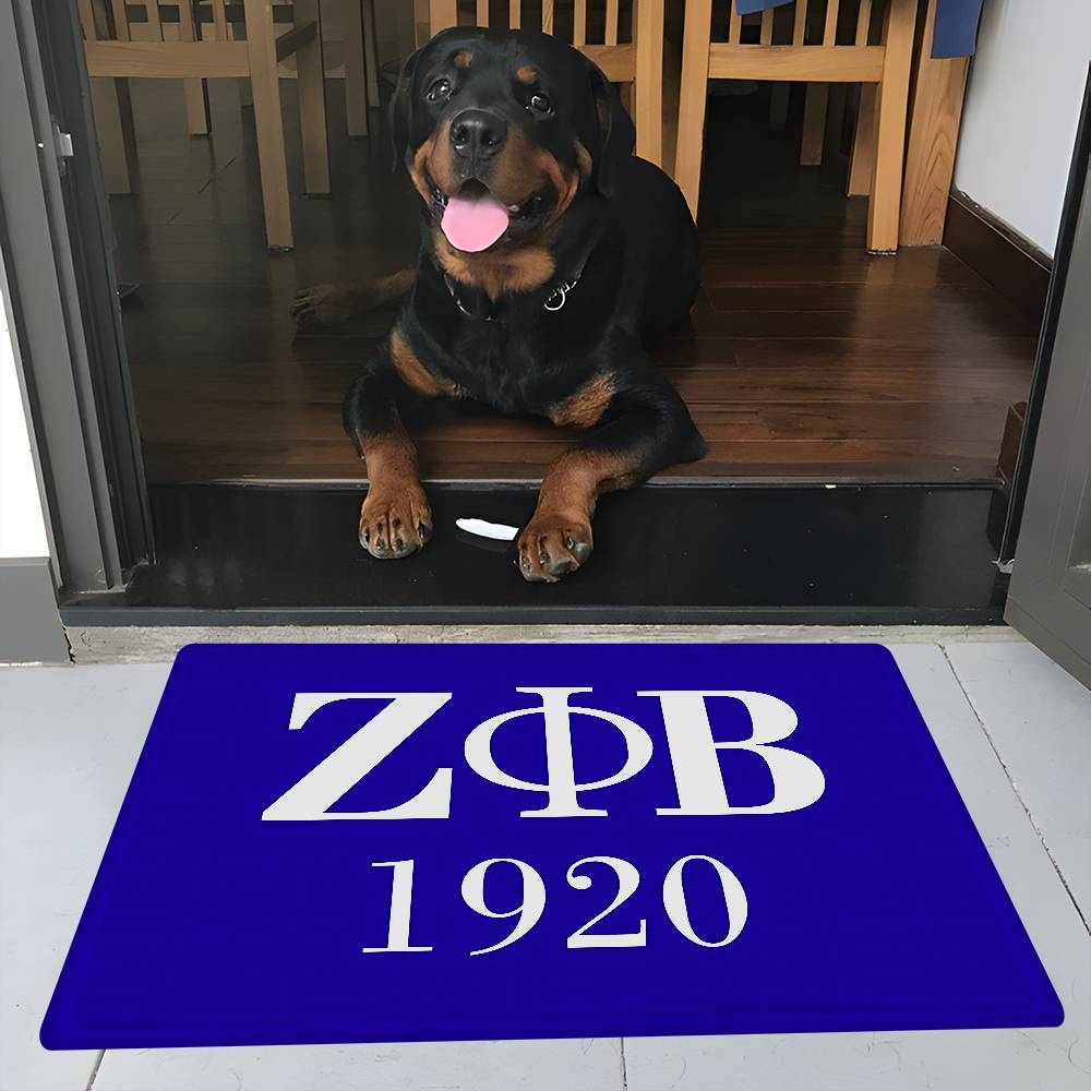 Zeta Phi Beta Hallway Carpet Non-Slip Laundry Room Mat Laundry Decor Balcony Child Living Room Bedside Area Rugs