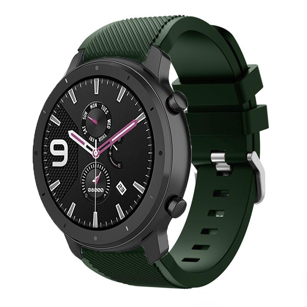 22mm Silicone Band for Amazfit Balance 2 1/GTR 47mm/GTR 4 3pro/Bip 6 5 Sport Wristband Correa for Amazfit Stratos 2 3/Pace Strap