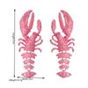 Large Size Lobster Earrings Metal Animal Drop Earrings Unique Crayfish Pendant Earrings  Casual