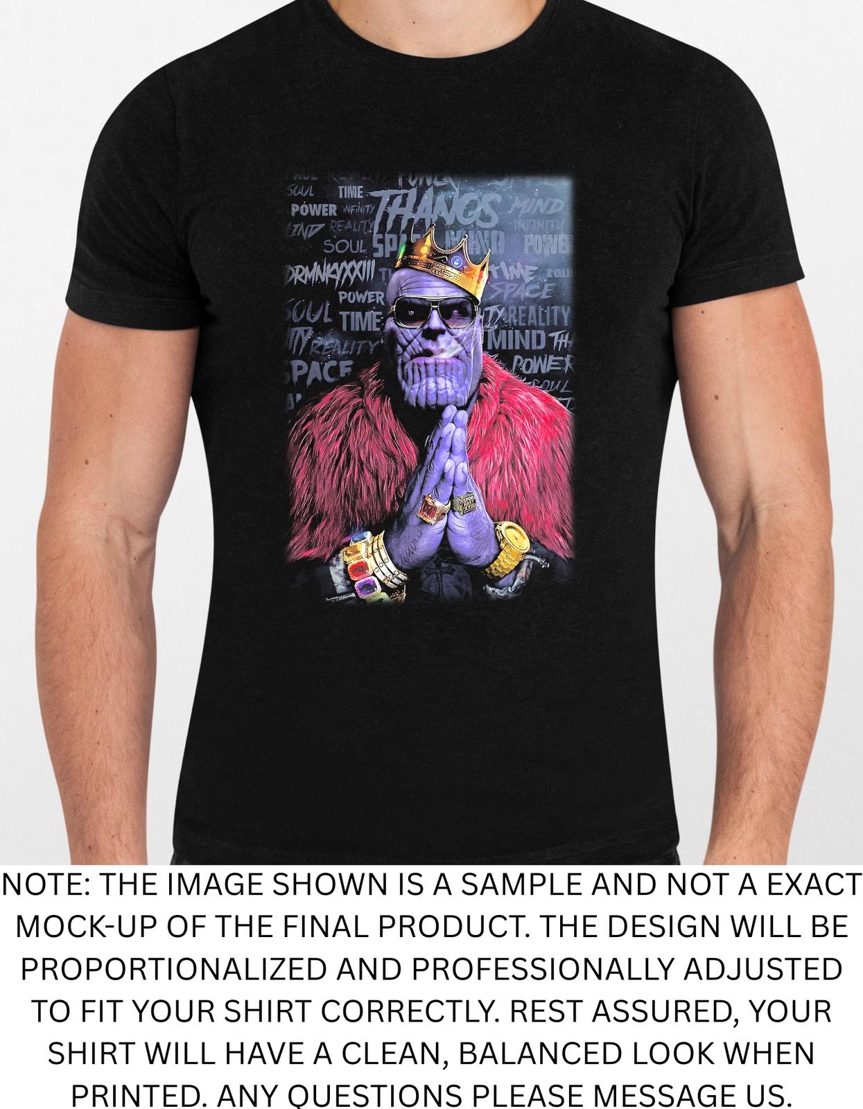 Men s and Women s T-shirts Thanos Graphic L