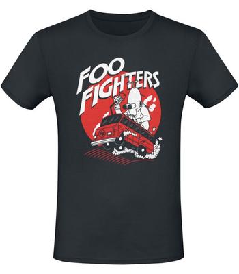 Foo Fighters T-shirt zwart van Foo Fighters Heren Korte Mouw Ronde Hals 51.