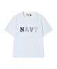 BEYOND CLOSET [Collection Line] Vintage Patchwork Slub Short Sleeve T-Shirt White