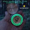 5pcs Mini Copper Compass Glow-in-the-Dark Outdoor Camping Hiking Portable Pocket Compass Navigation Survival Tools